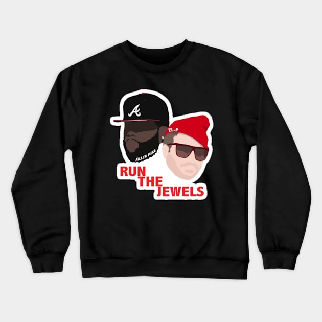 Run Them Jewels Crewneck Sweatshirt by Zachaweeee